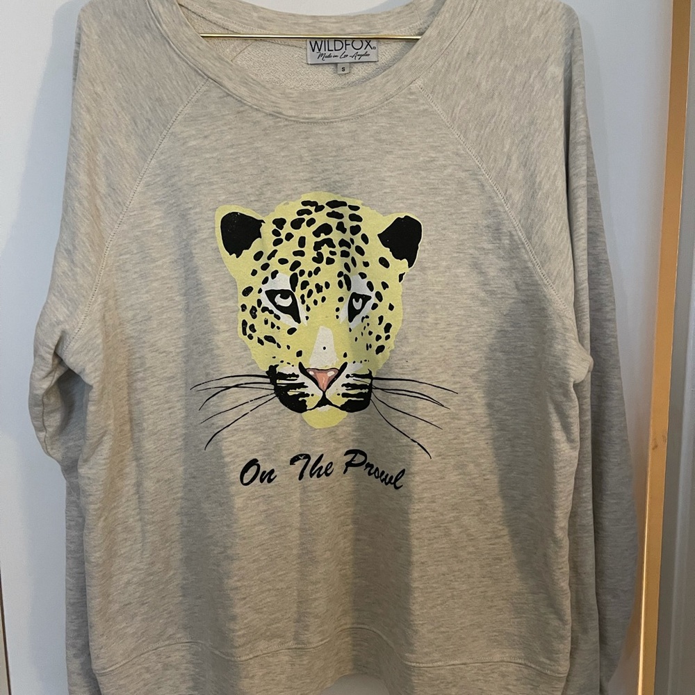 Wildfox “On The Prowl” sweatshirt.